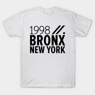 Bronx NY Birth Year Collection - Represent Your Roots 1998 in Style T-Shirt